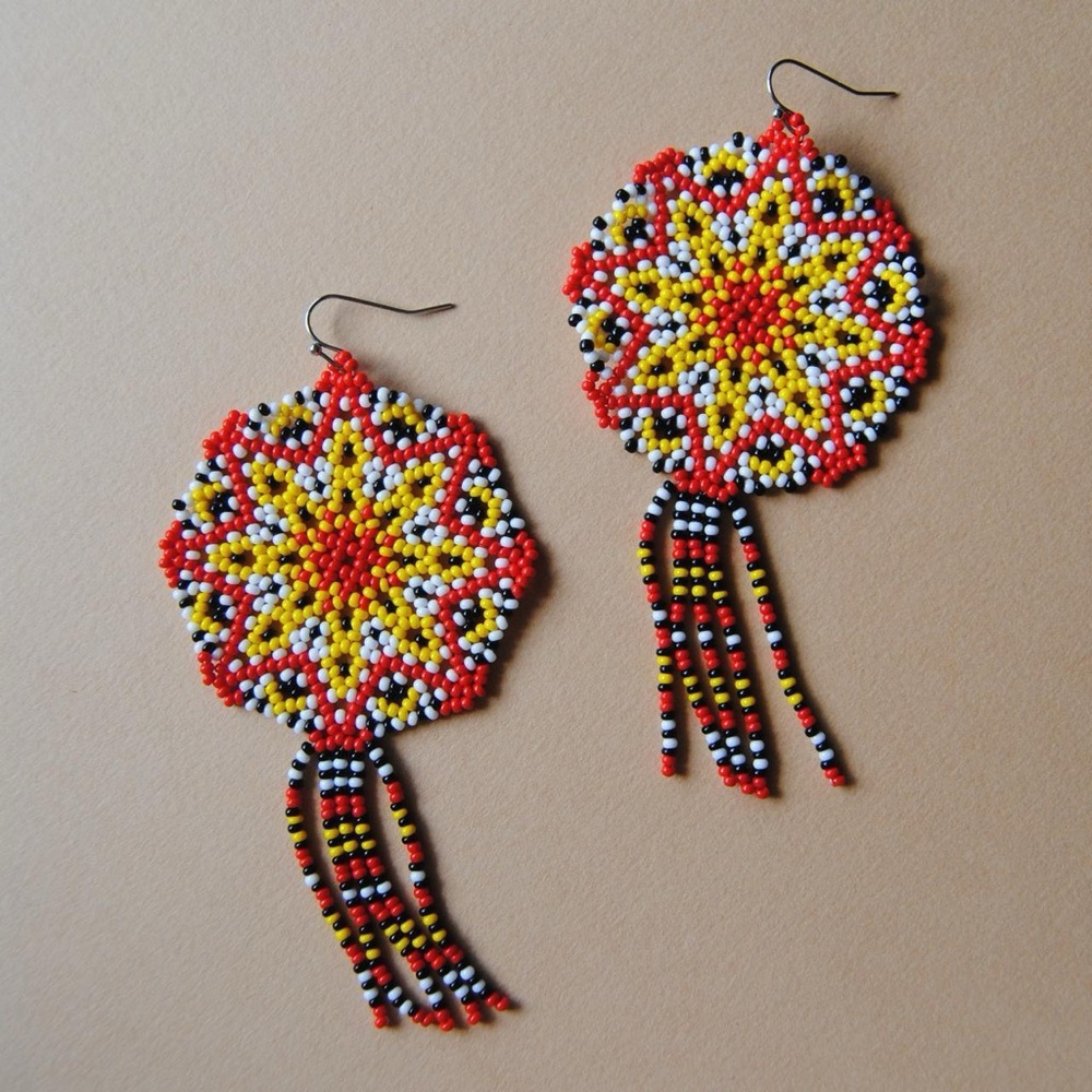 Colorful Beaded Earrings